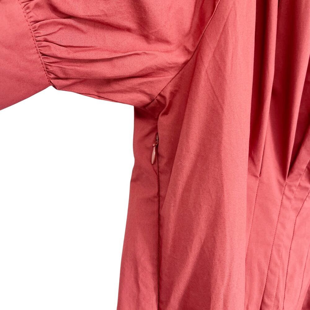 J.Crew Cinched-waist shirt-dress in Brilliant Red Size 4 NWT - Picture 8 of 9